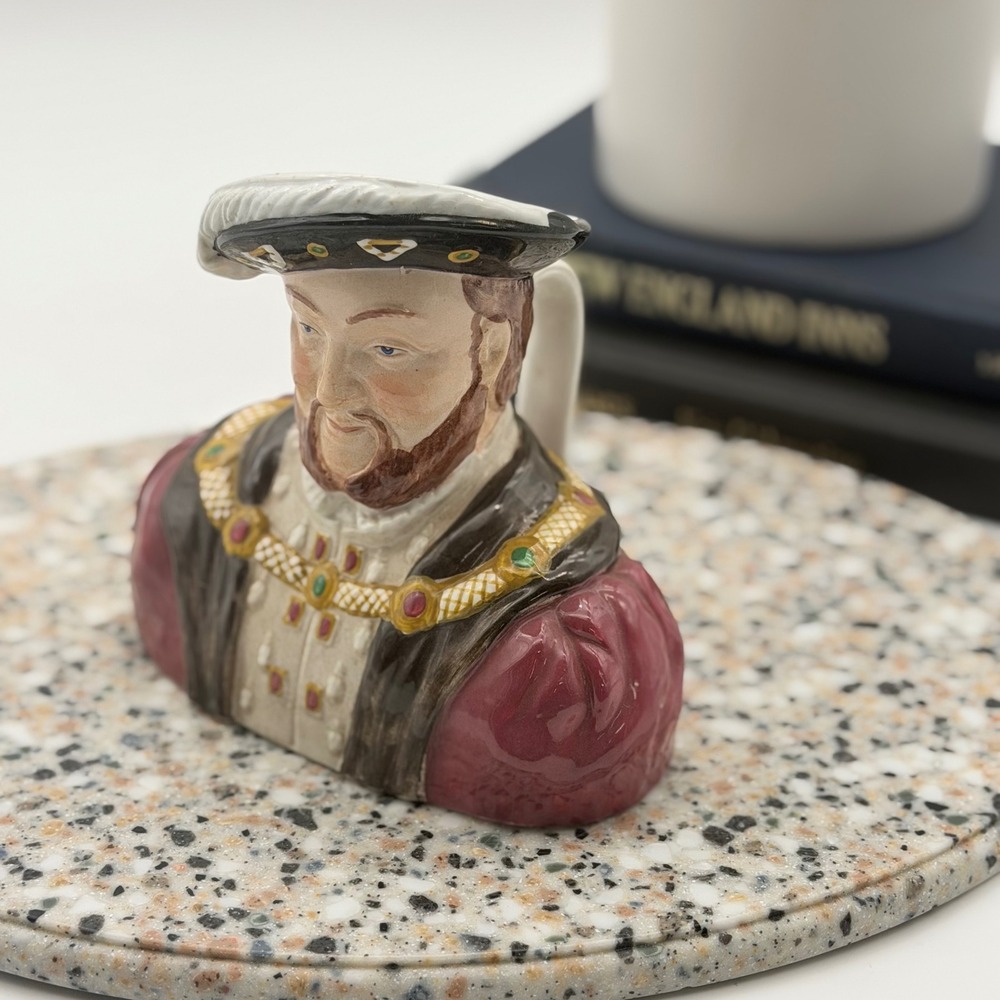 Vintage Wood & Sons King Henry VIII Portrait Jug Pride of Britain England